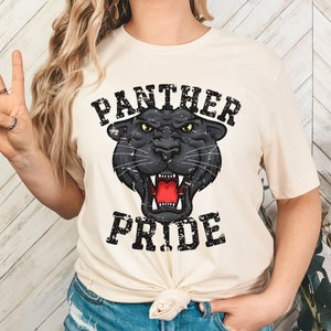 Panthers Shirt, Panther Shirt, Panthers Tshirt, Panther Pride Tee, Vintage School Spirit Wear, Football Mom Shirt, Go Panthers T Shirt