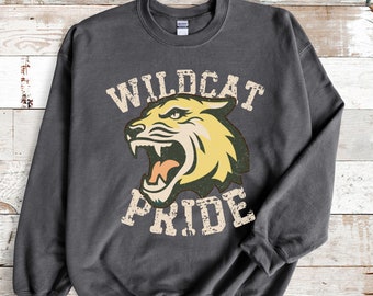 Wildcats Shirt, Wildcats Sweatshirt, Wildcats Spirit Sweater, Wildcats Football, Wildcat Football Mom, School Spirit Shirts