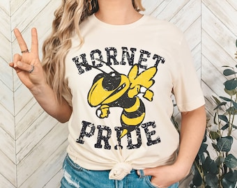 Hornet Pride Shirt, Hornets Pride, Hornets Shirt, Hornets Football Shirt, Hornet Mom, Mascot Shirt, Mascot Tshirt, Hornet School Spirit