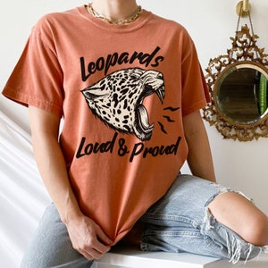 Leopards Shirt, Leopard Tshirts, Leopard Mascot Shirt, Mascot Tee ...