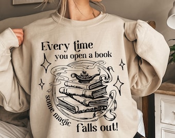 Reading Sweatshirt,  Reading Teacher Shirt, Book Sweatshirt,  Book Shirt, Book Lover Shirt, Book Lover Gift,  Literature Shirt, Book tshirt