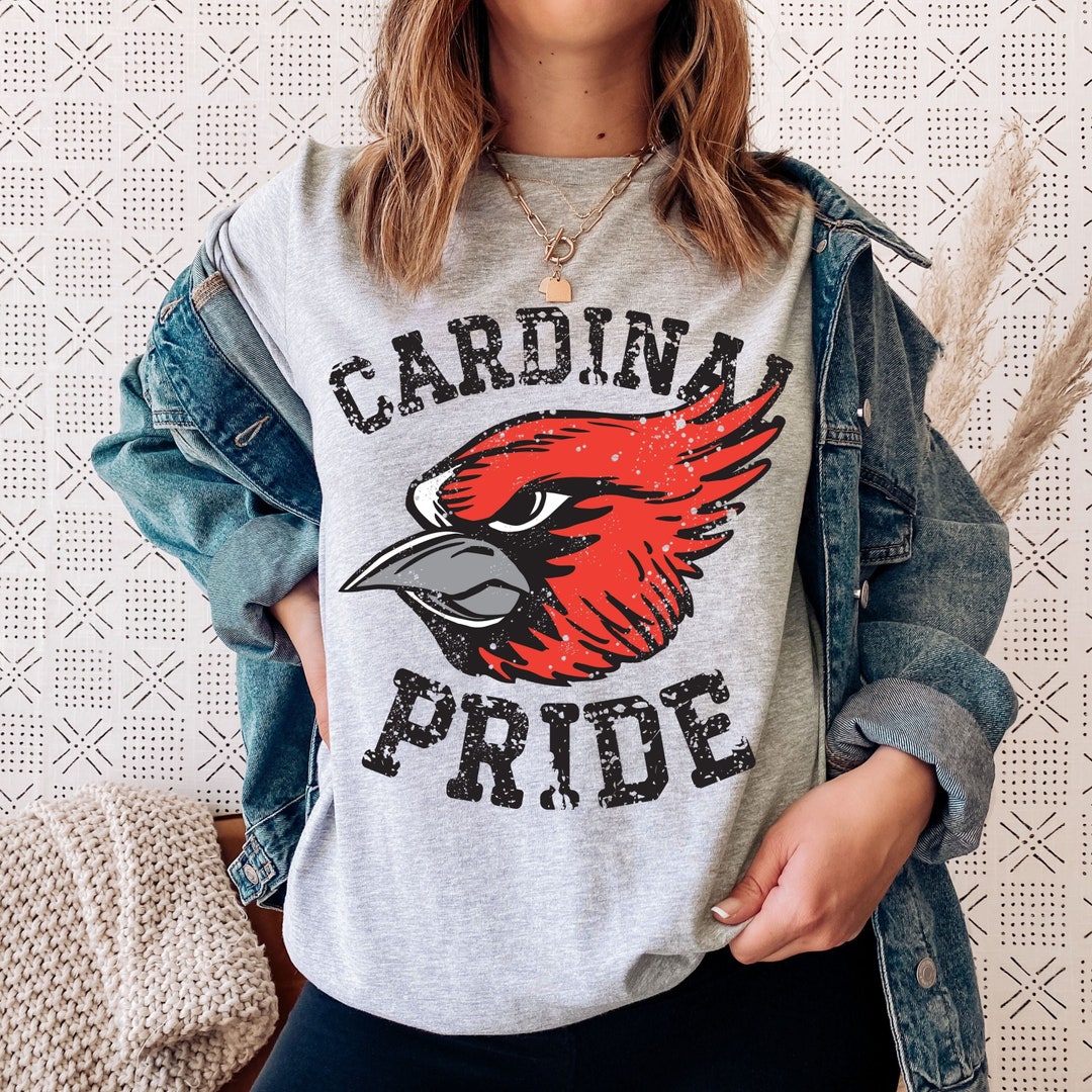 Louisville Cardinals Ash Proud Mascot T-Shirt