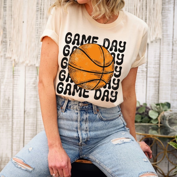 Chemise de basket ball pour le jour du match chemise de basket ball le jour du match t shirt de basket ball chemise de basket ball unisexe chemise de basket ball maman t shirt de basket ball Etsy Fran...