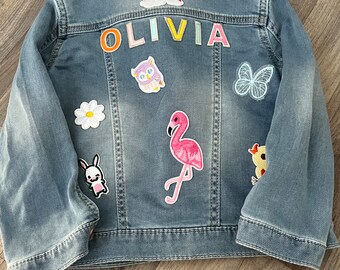 Personalised Kids Denim Jacket