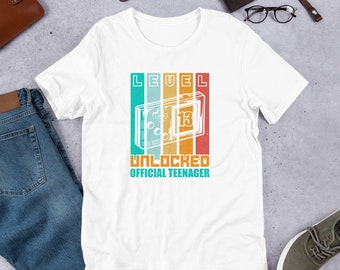 Maglia ufficiale adolescente, Ufficialmente 13, Camicia per il 13 ° compleanno, Camicia per il compleanno dell'adolescenza, Camicia per compleanno, Camicia ufficiale per adolescenti