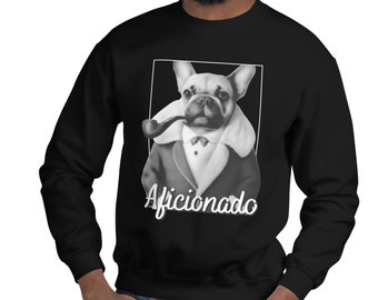 Regali Bulldog Francesi, Felpa di papà francese, Appassionato di sigari, Regali di San Valentino per lui, Mamma francese, Festa del papà, Regalo di anniversario