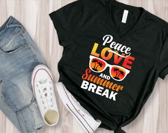 Camicia estiva pace amore, camicia segno di pace, camicia pace e amore, camicia estiva, camicia estiva, camicia estiva donne carine,