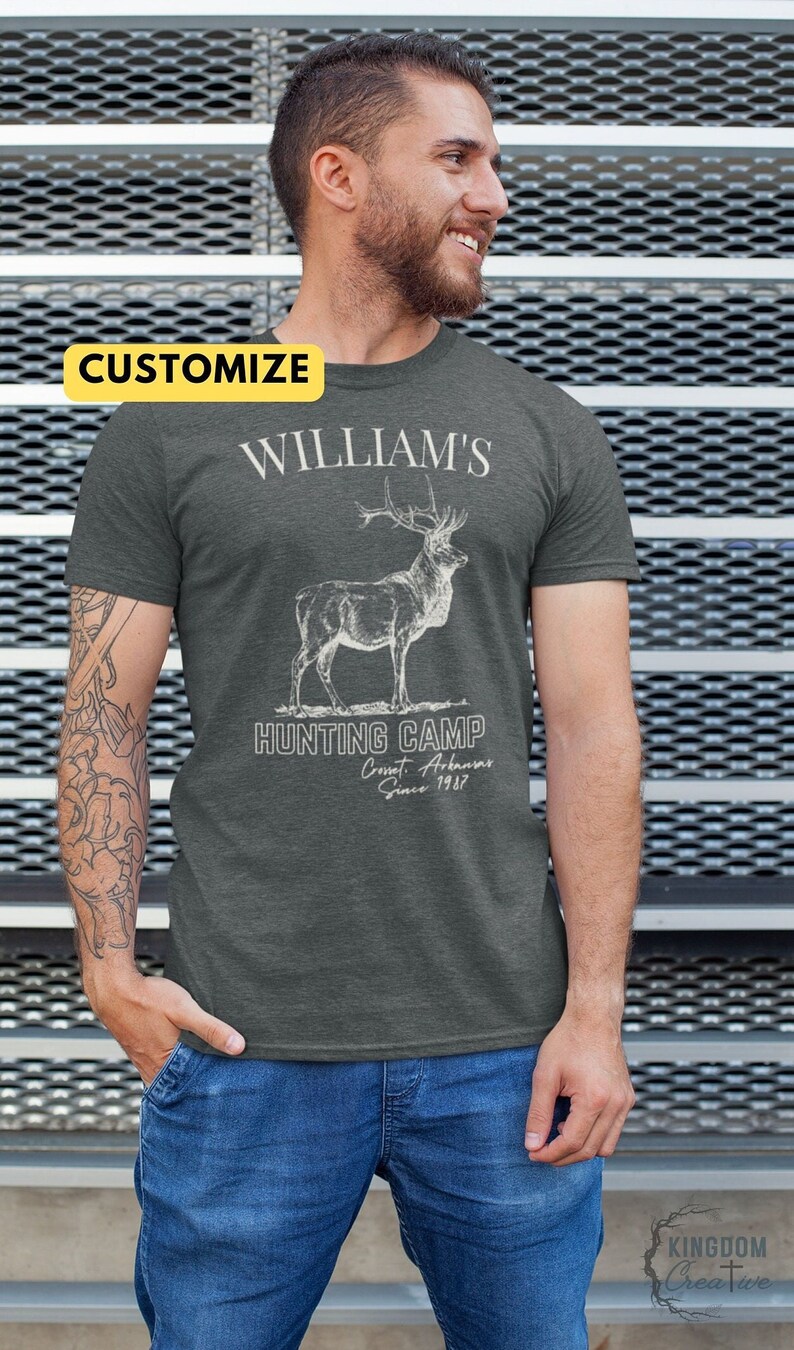 Custom Hunting Camp Tshirt Custom Hunting Shirt Etsy