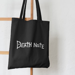 Tragetasche Death Note schwarz. Anime-Einkaufstasche. 845