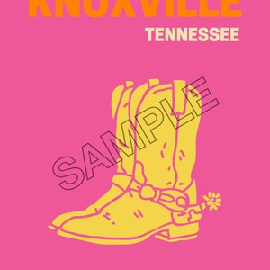 Knoxville, TN Digital Art Print