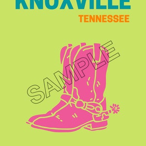 Knoxville, TN Digital Art Print