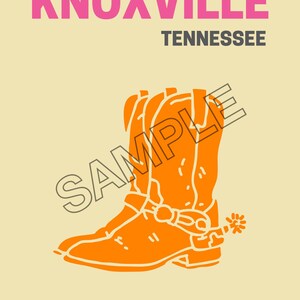 Knoxville, TN Digital Art Print