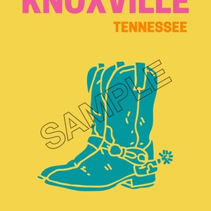 Knoxville, TN Art Print