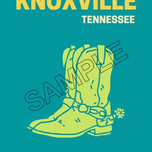 Knoxville, TN Digital Art Print