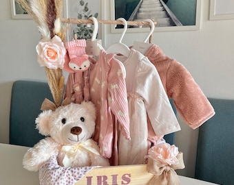 Baby Clothes Rack - Diaper Cakes - Gifts for Birth - Baby Shower - Baby Gifts - Diaper Cakes - Gifts for Birth - Gift Set Ideas