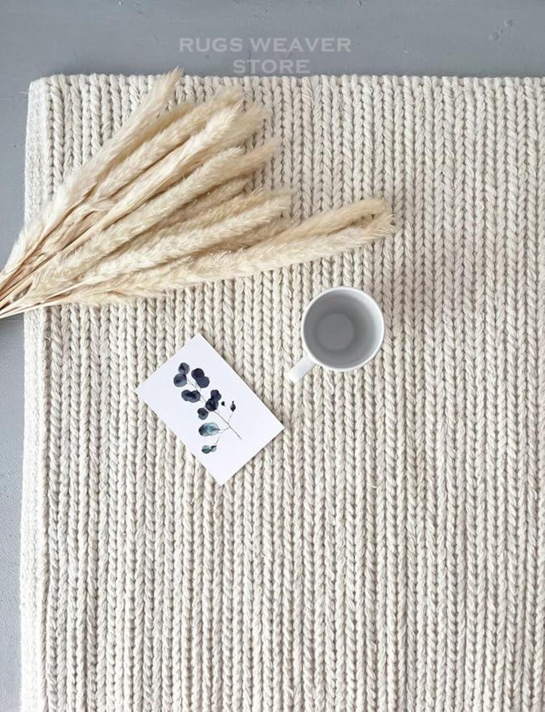 Alaska Chunky Hand Woven Rug, Hand Crafted Woollen Rug, Rugs for Living ...