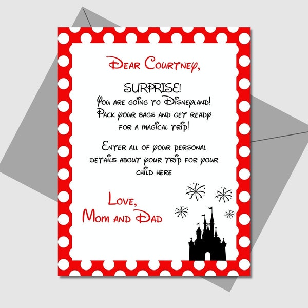 Mickey Mouse Surprise Trip Etsy