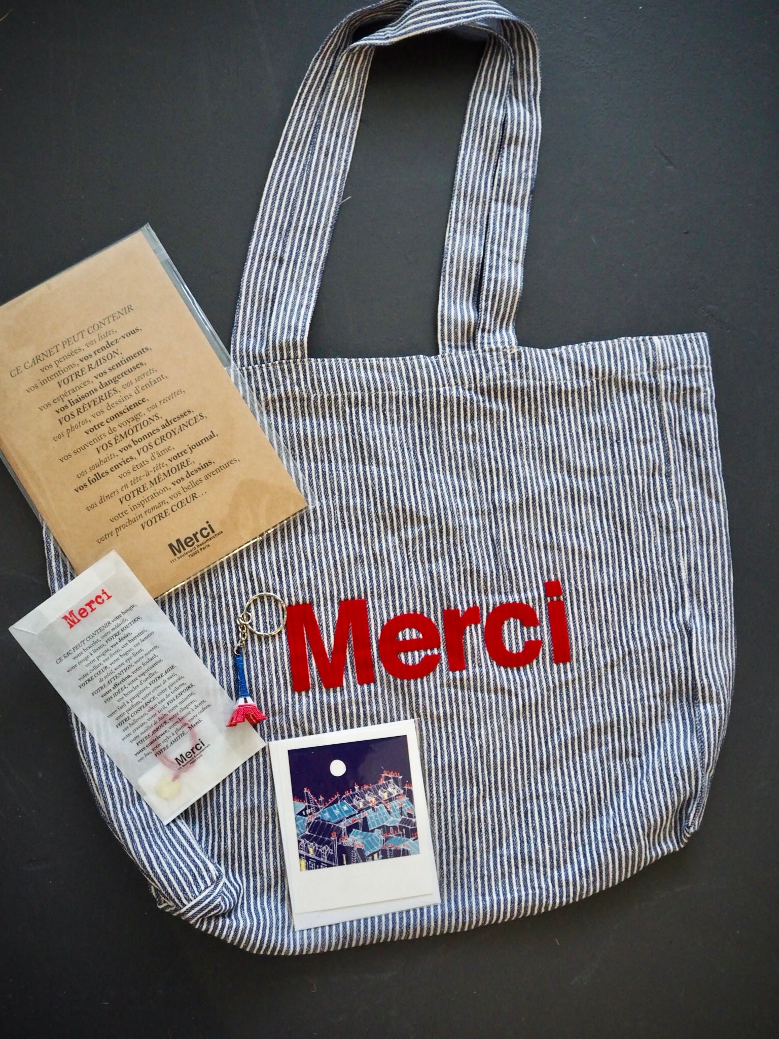 Merci Paris Aesthetic Tote Bag