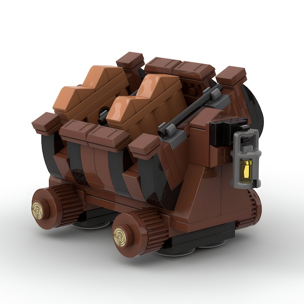Seven Dwarfs Mine Train Cart | Walt Disney World Building Block Model Kit