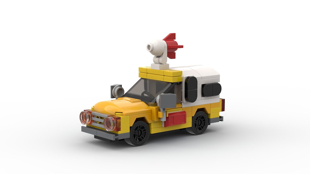 Buy Mini Pizza Planet Truck Pixar Toy Story Building Block Model - Main Image