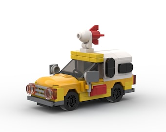 Mini Pizza Planet Truck | Pixar Toy Story Building Block Model Kit
