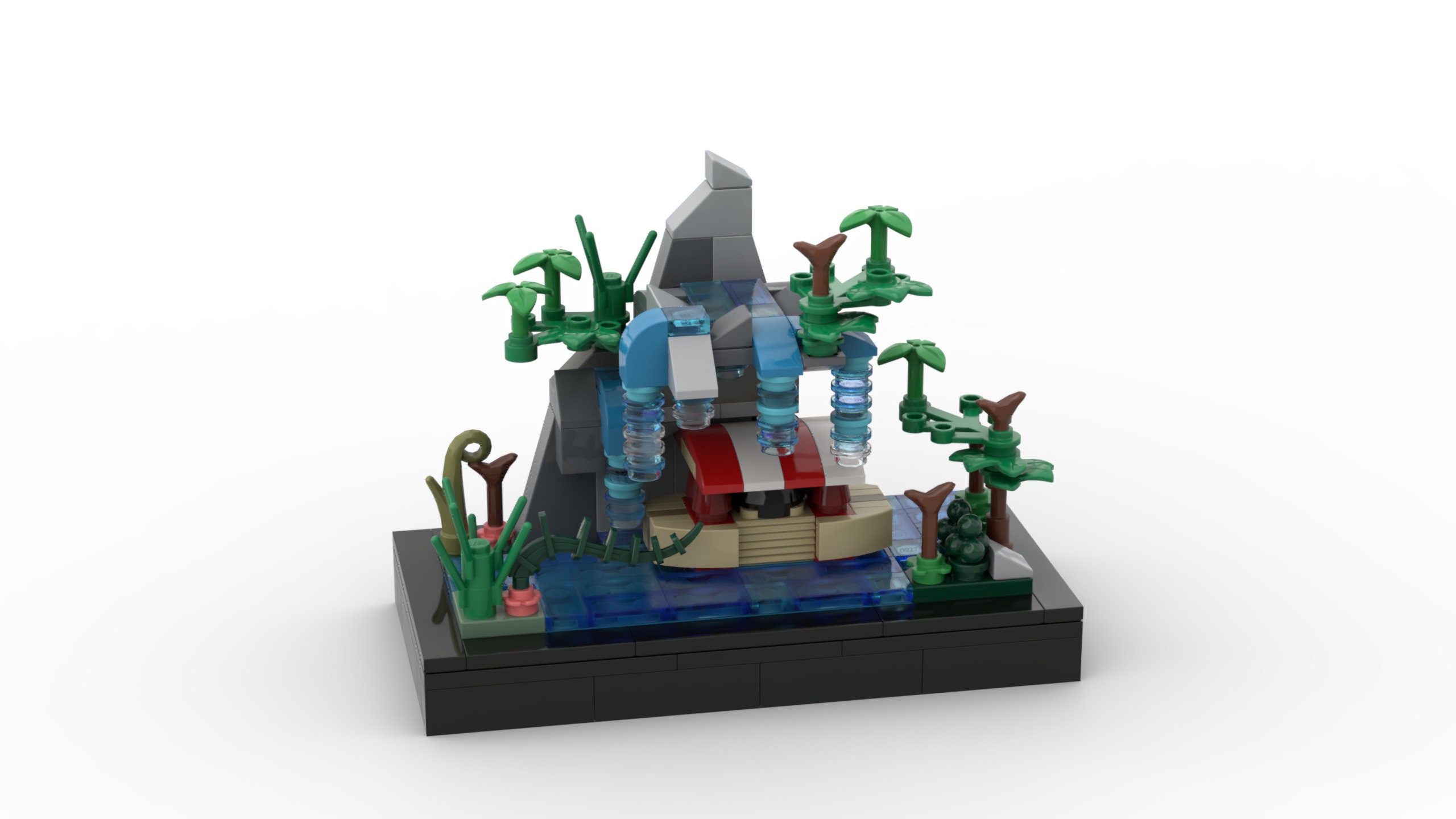 The Backside of Water | Jungle Cruise Building Block Disneyland Building Block Model Kit