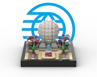 Spaceship Earth | Modular EPCOT Pavilion Building Block Model Kit