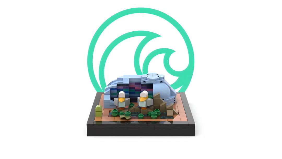 The Seas Modular EPCOT Pavilion Building Block LEGO Model Kit Etsy