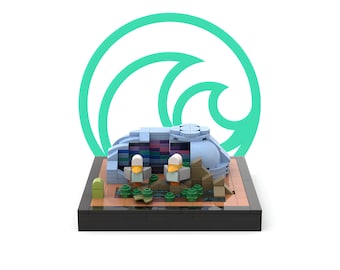 The Seas | Modular EPCOT Pavilion Building Block Model Kit