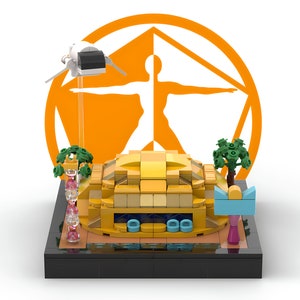 Wunder des Lebens | Modulares EPCOT Center Pavilion Bausteinmodell