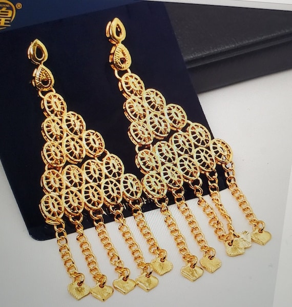 Pin by Mohammed Rimjad on Jewelry | Dubai gold jewelry, Gold jewelry  earrings, Gold bridal jewellery sets
