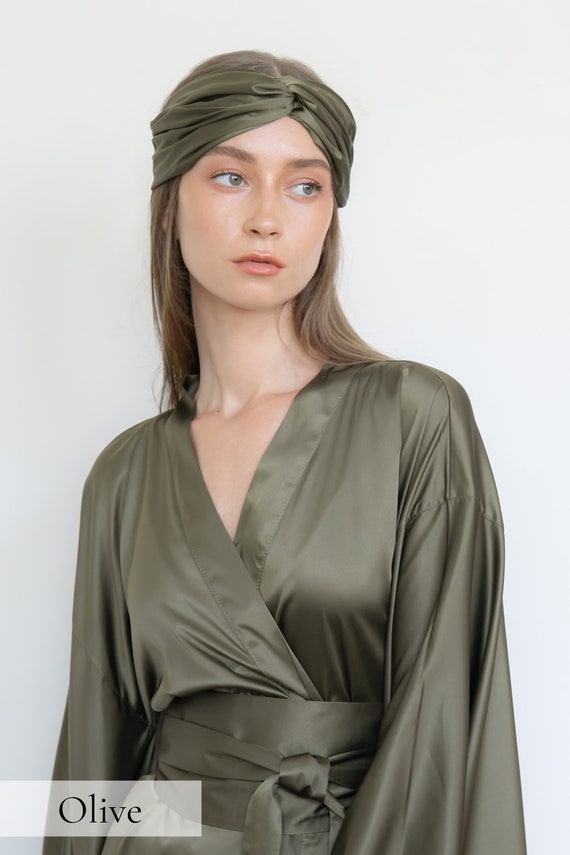 Fascia Per Capelli Intrecciata Con Fodera In Raso / Fascia Larga