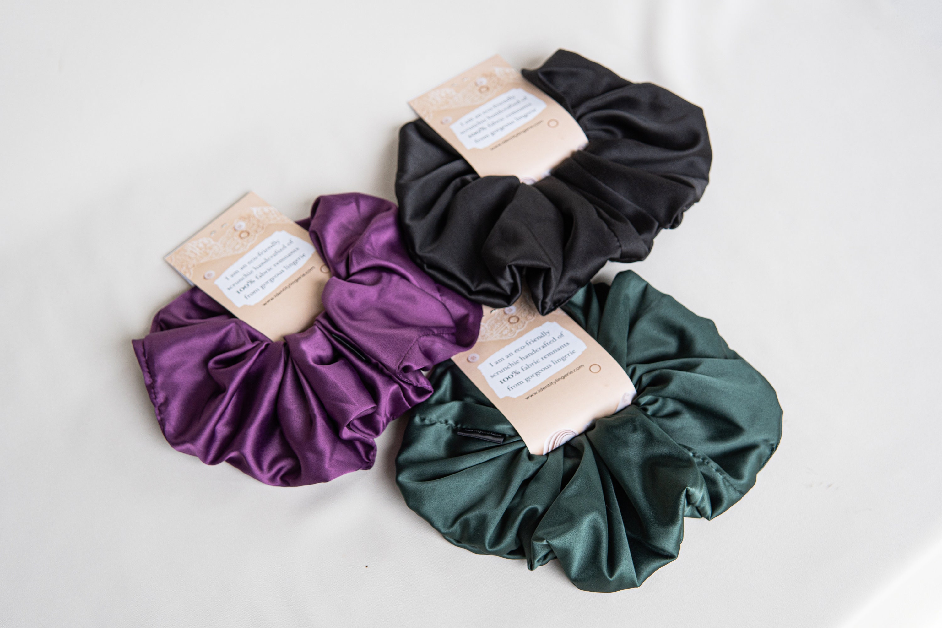 Hair Scrunchies, 100% Upcycled Silk Scrunchie, Scrunchies 