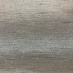 Silver Gray Faux Silk Designer Fabric Perfect for Drapery/Curtains, Upholstery or Bedding