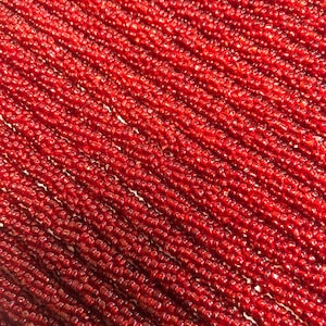 Red Beaded Trim