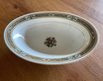 Vintage Royal Schwarzburg “Docelie” Vegetable Bowl | German Porcelain Serving Dish, 1920s–1930s
