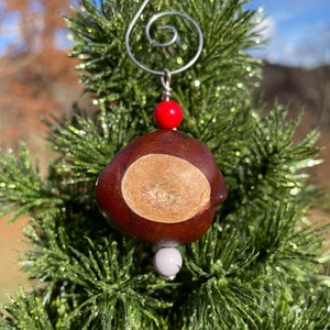 Ohio State Buckeye Christmas ornament