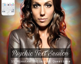 Psychic Text Reading 15 Minute Session Unlimited Questions