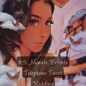 45 Minute Private Phone Call Professional Psychic Tarot Reading Psychic Predictions and Questions Answered