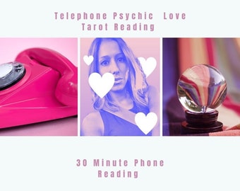 Lectura de tarot por teléfono en 30 minutos: Guía psíquica para el amor