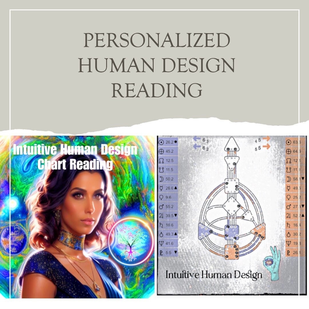 Personalized Human Design Chart Reading Unlock Your Souls Blueprint Human Design Chart Reading