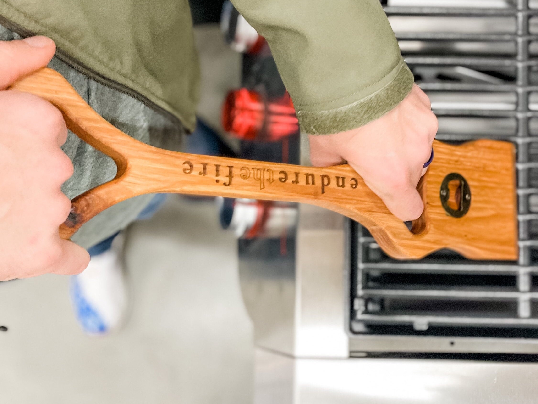 Wooden Grill Scraper Spalted Maple Laser Engraved Etsy