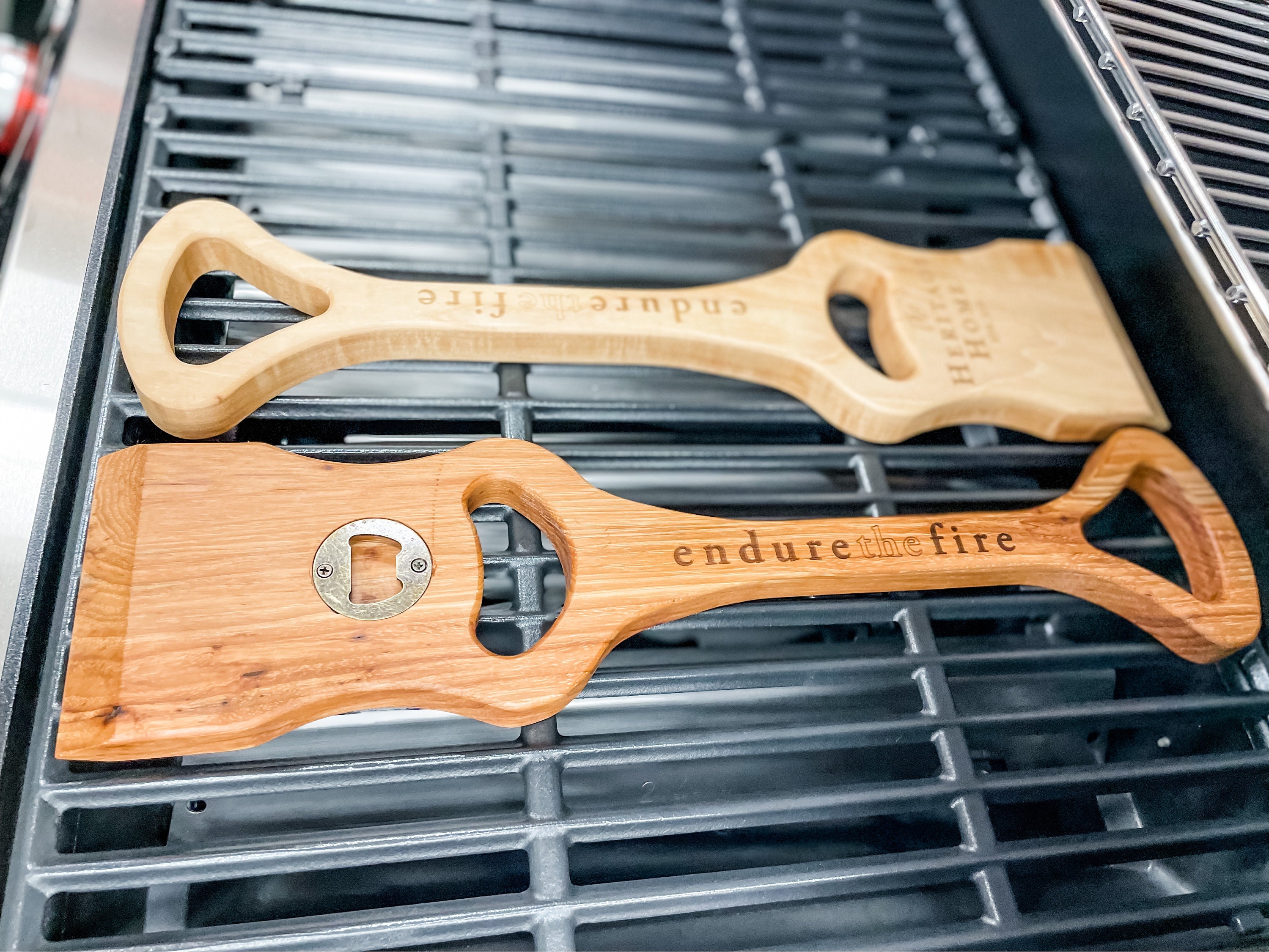 Wooden Grill Scraper Spalted Maple Laser Engraved Etsy