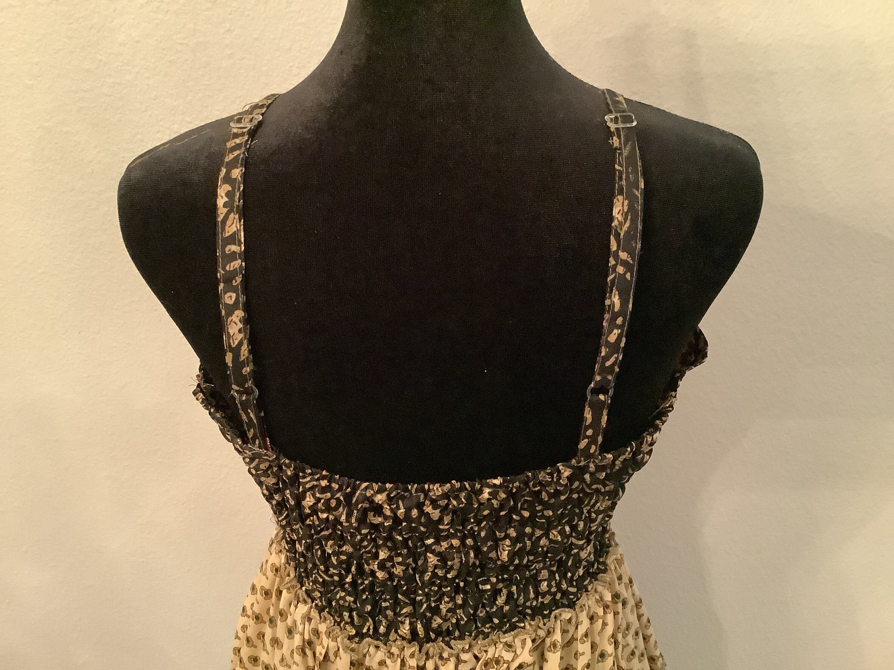 Black, Red, Gold Silk Boho Dress - Etsy