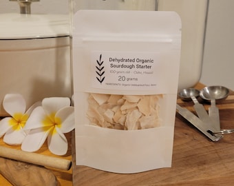 Organic 100+ Yr Hawaii Dehydrated Sourdough Starter