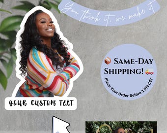 Custom Photo Stickers: Personalized Party Favor Labels
