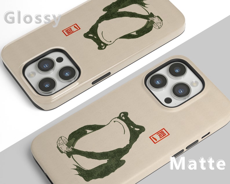 Matsumoto Hoji Grumpy Frog Handyhülle, iPhone 14 Pro Max Hülle, iPhone 13 Pro Max Hülle, 12, 11, Mini, XR, XS, XS Max Bild 9