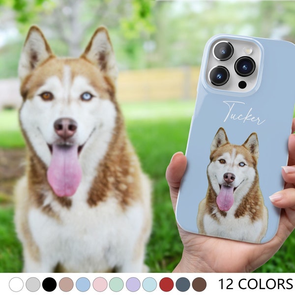 Custom Pet Portrait Phone Case | Gift for dog lover | Dog gift ideas | Custom Pet Portrait | Pet loss gift