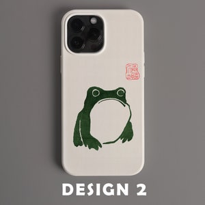 Matsumoto Hoji Grumpy Frog Handyhülle, iPhone 14 Pro Max Hülle, iPhone 13 Pro Max Hülle, 12, 11, Mini, XR, XS, XS Max Bild 3