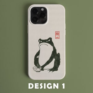 Matsumoto Hoji Grumpy Frog Handyhülle, iPhone 14 Pro Max Hülle, iPhone 13 Pro Max Hülle, 12, 11, Mini, XR, XS, XS Max Bild 2